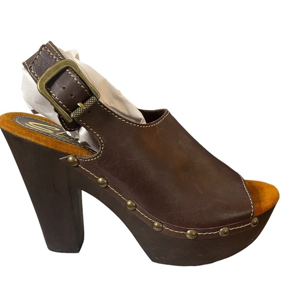 NWOT Sbicca Leather Heels Size 10 - Picture 8 of 11